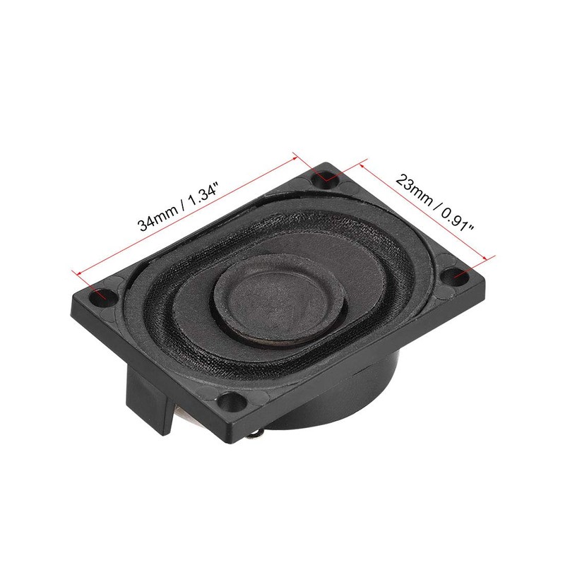 sourcing map 4 Ohm 3W Round Internal Magnet Speaker for