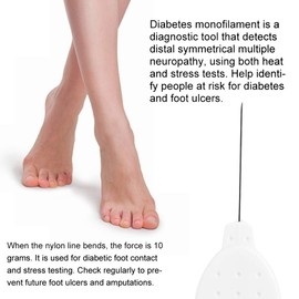 Monofilamentos de Prueba, Herramienta de Detección de Monofilamentos de Prueba de Pie ANGGREK para Prueba de Monofilamento 10g