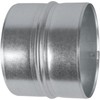 5'' Inch Galvanised Steel - Metal Duct Connector, Straight Pipe