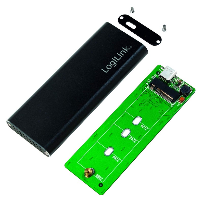 LogiLink UA0314 USB 3.1 Hard Drive Enclosure for M.2 SATA