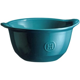 Emile Henry EH602149 Casserole Dish Ceramic Calanque Blue 0.55 L