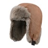 Clakllie Waterproof Aviator Bomber Hats Cold Weather Hunting Trapper Hat