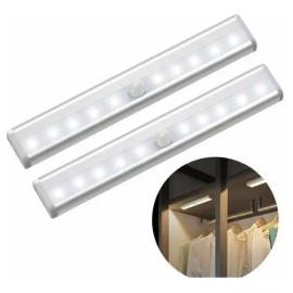 Quality Sensor Movimiento 10 Luces Led Nocturnas Usb Recargables 2pz