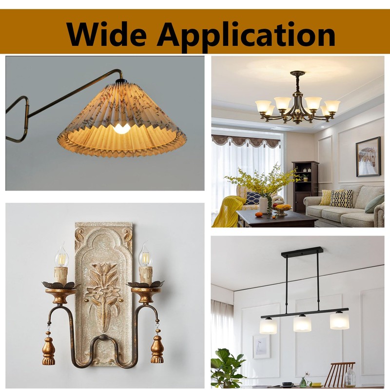 TWDRTDD® Candelabra e12 base Bakelite threaded keyless light lamp socket
