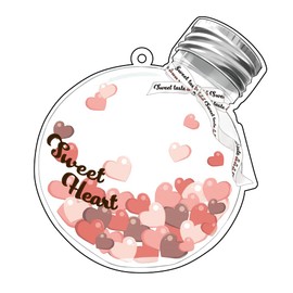 Hagoromo Acrylic Makeup Cover #Heart Chocolat
