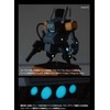 Haikyu Parts CSS-GLO-BL Round Stickers, X Series, Luminous Blue (0.08