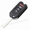 KeylessAutoParts 2x for Honda Civic 2014-2020 Modified Flip Remote Key