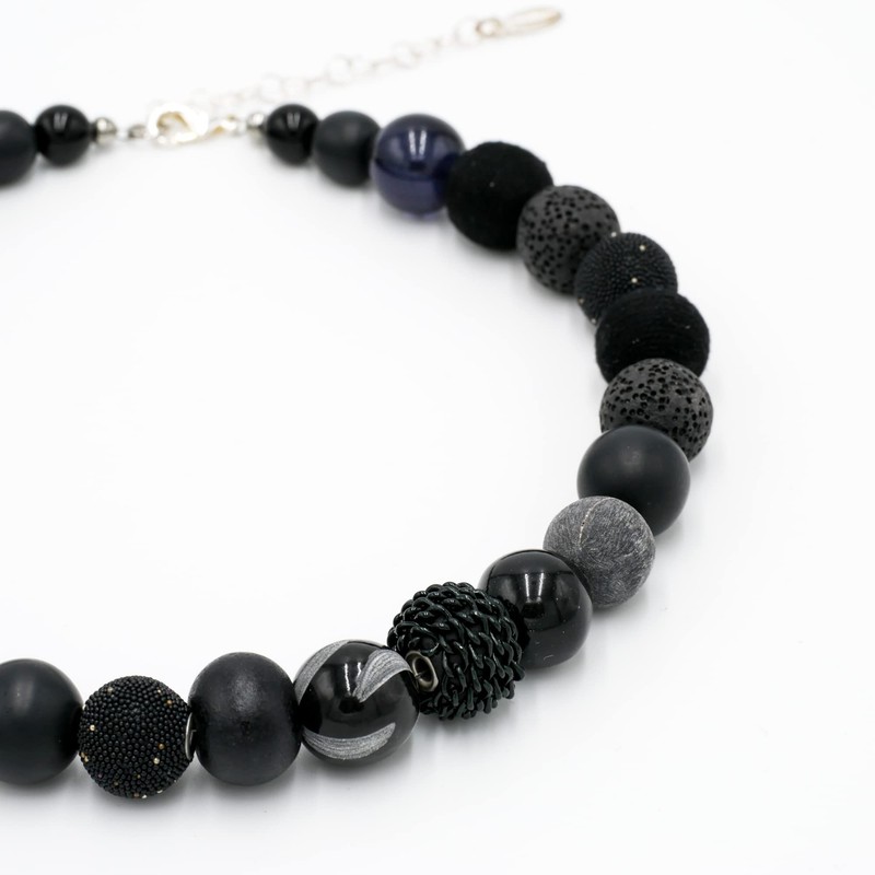 Feliss Handmade Necklaces Made of Pearls, Women's Statement Necklace 45