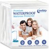 Comfety Full Size Waterproof Mattress Protector - Breathable, Hypoallergenic, Washable,