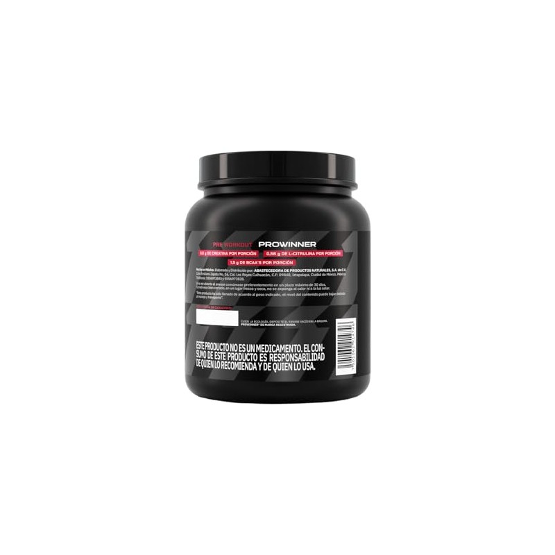 PROWINNER | Pre Workout, Suplemento Alimenticio, Sabor Sandía, con Creatina