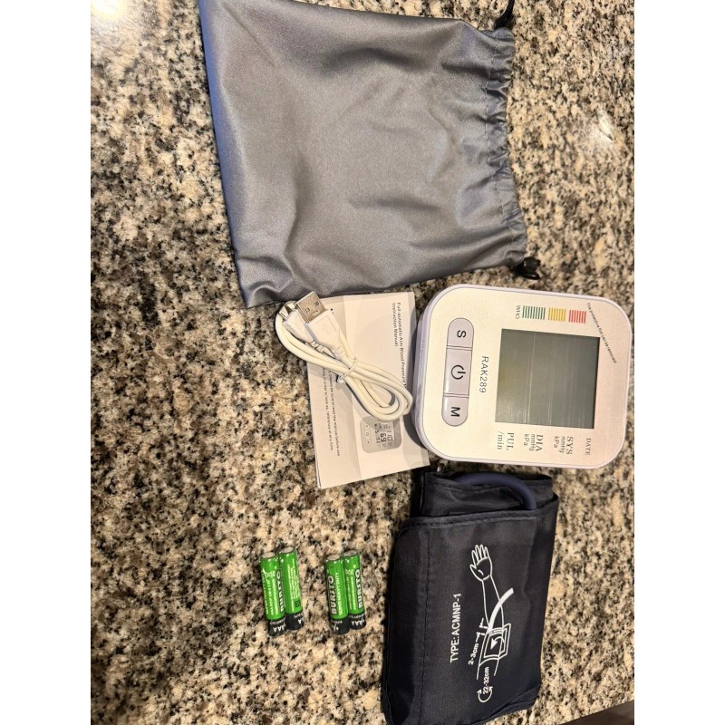 Intellective Electronic RAK289 LCD Screen Digital Blood Pressure Monitor