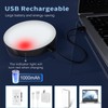 Ferswe Rechargeable Tap Light 6000K, Dimmable Touch Light with 1000mAh