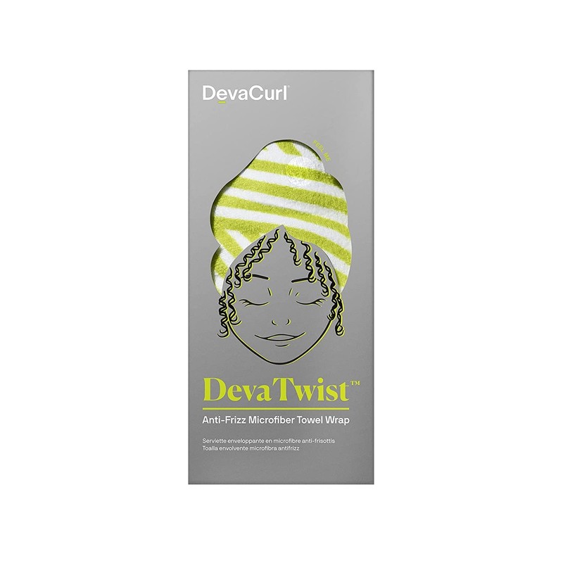 DevaCurl DevaTwist Toalla de Microfibra Anti-Frizz, Diseño Manos Libres