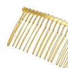 VOCOSTE Pack of 4 Anti-Slip Hair Side Combs Accessories Metal