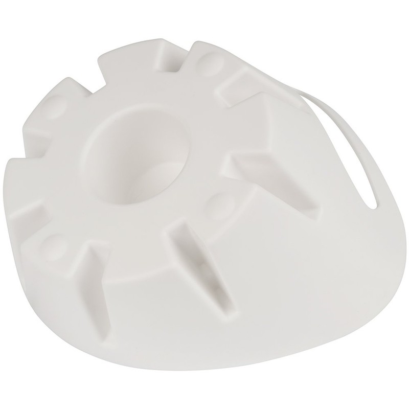 Plumb Craft Universal Plunger Holder Drip Tray, White (1 Pack)