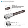 CoCud Torx Bit Socket, Metric T55 Bit 1/2" Drive 4"