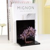 rockcloud Set of 2 Amethyst Crystal Tree Acrylic Decorative Bookends,
