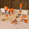 PONY 6-inch, 4-inch Heavy Duty Metal Spring Clamps Set, 2-inch,