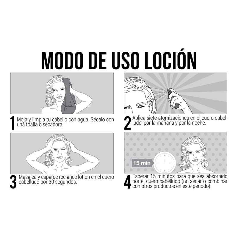 Reelance Tratamiento Anti Caída para Mujer Loción 60ml 2 oz