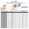 Bishilin Engagement Rings Pair Rings Set, Women's Men's Rings Stainless