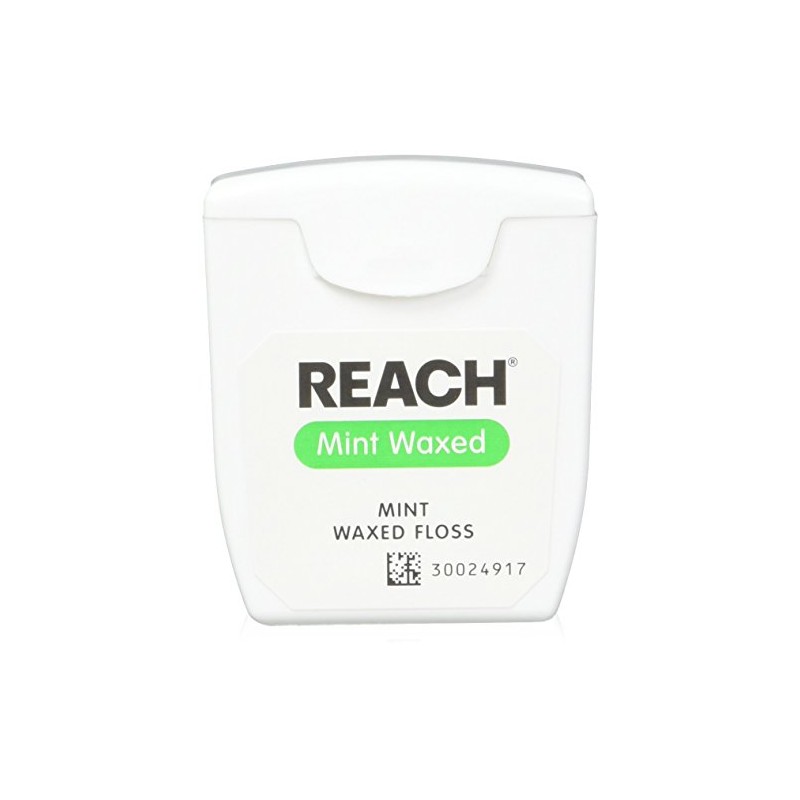 REACH Mint Waxed Floss 55 Yards (Pack of 3)