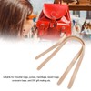 2Pcs Leather Bag Handles 25.6in Long 0.7in Wide Synthetic Leather