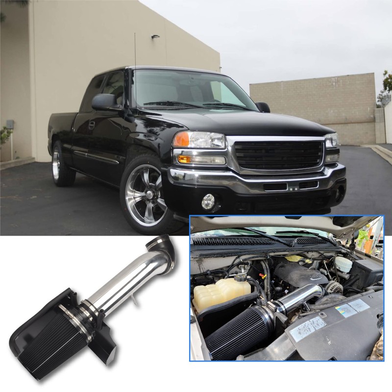 GESEXI 4" Cold Air Intake System + Heat Shield Compatible