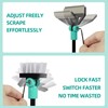 UPETTOOLS Aquarium Algae Scraper Cleaner with 5 Stainless Steel Blades