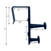 Tetra-Teknica Cubi-pro CWH03 Over-The-Panel Cubicle Partition Wall Garment Hanger with