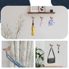 4 Pieces Metal Curtain Holdbacks Curtain Hooks for Curtains Wall