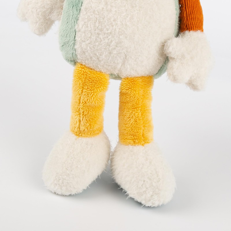 sigikid 43235 Patchwork Soft Toy, Multi-Colour/Polar Bear