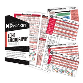 Echocardiography Reference Card Set & Rapid ID