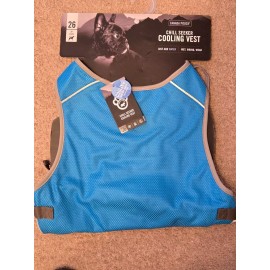 Canada Pooch Chill Seeker Large Dog Cooling Vest Blue Sz 26 (55-85 lbs) NEW NWT
