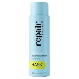 HASK, Repair + Argan Oil, Acondicionador Reparador para Cabello Dañado, Hidrata, Suaviza y Controla Frizz, 473 ML