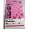 Face facts Blemish Patches, 24 Count, Heart-Shaped Spot Treatment, Pink