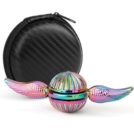 Snitch Fidget Spinner Metal Toy for Kids & Adults - Cool Magic Wizardly World Orb Finger Hand Spinner Toys Fidgets - Best Gift for Sensory Anti Anxiety Stress Relief, Quiet Desk Toys