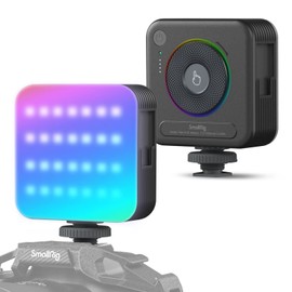 SmallRig 4055 Vibe P108 RGB Video Light, LED Video Light, 2700K - 6500K, Color Adjustment, Stepless Adjustment, 359 Colors RGB Mode, 2000 mAh, Cold Shoe Compatible, On-Camera Video Light, Compatible