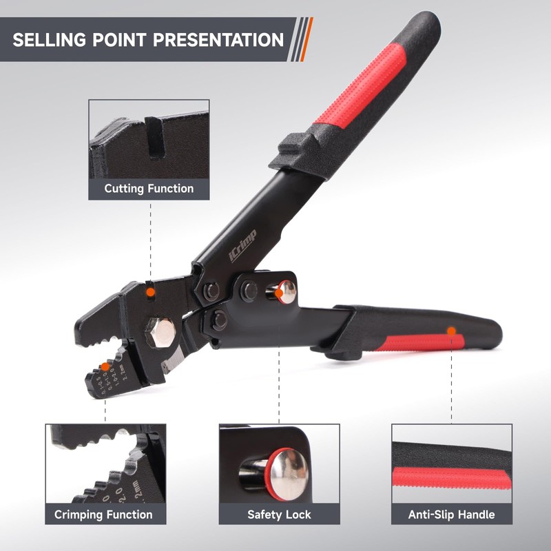 iCrimp Wire Rope Crimping Tool Swager Crimper Fishing Crimping Tool