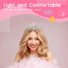 Crystal Tiara Crown Headband Princess Elegant Crown with combs for