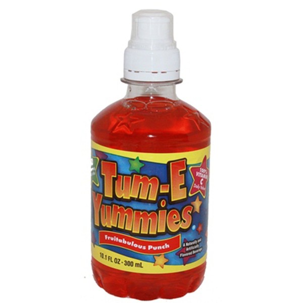 Tum-E Yummies Fruit Flavored Drink, Fruitabulous Punch 10 Oz (Pack of 12 Bottles)
