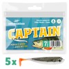 Lieblingsköder, 5 Rubber Fish for Zander Fishing, 7.5 cm, Zander