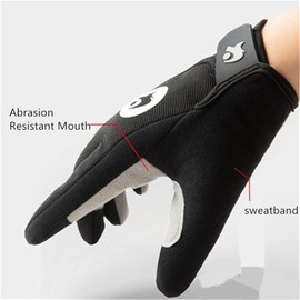 UNIQOCK Cycling Gloves Bike Gloves Biking Gloves for Men Women with Touch Screen-Full Finger Mountain Bike Gloves Workout Gloves Road Bicycle Gloves with Anti-Slip Silicone Palm-Black