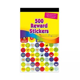 Zopper Smiley Face Reward Stickers Over 500 Stickers Including Smiley Faces Bright Assorted Colours Ideal for Home, School, Office, Great Rewarding Fun