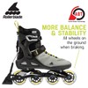 Rollerblade Macroblade 80 ABT Men's Adult Fitness Inline Skate, Silver/Neon
