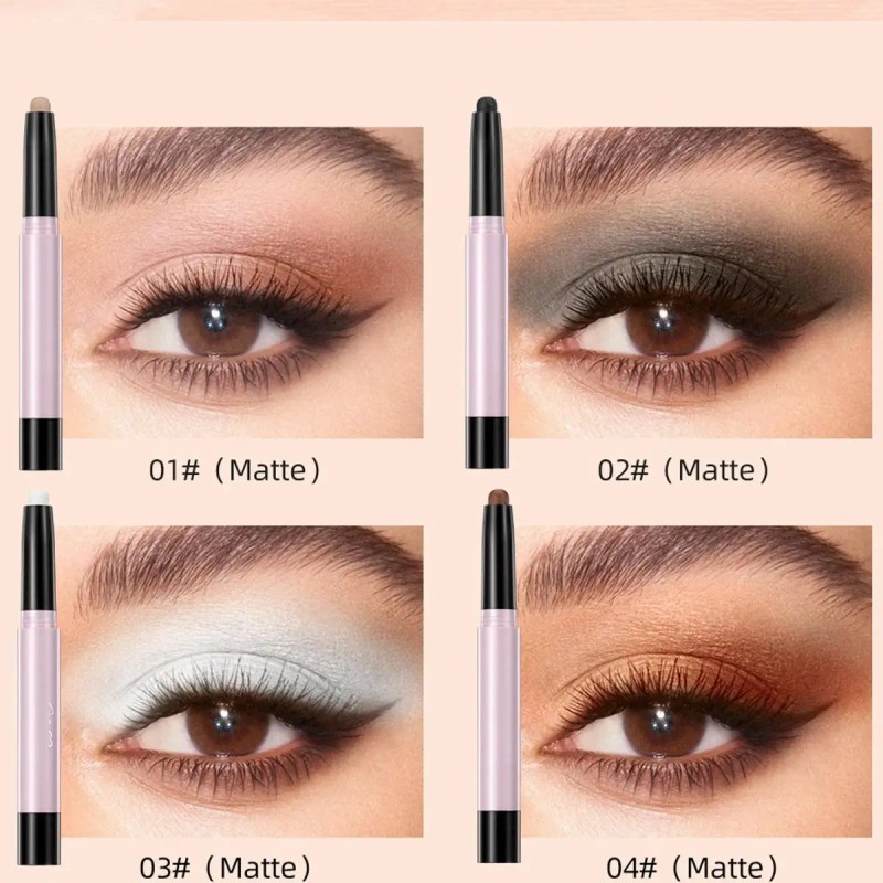 Ha* Kit De 12 Sombras De Ojos Con Brillo Colorido