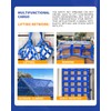 YINGYUDZSW 4.92' x 4.92' Heavy Duty Cargo Lifting Net, Blue