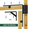 Suemoss 2 Set Gate Frame Fence Kit with Gate Latch,Heavy