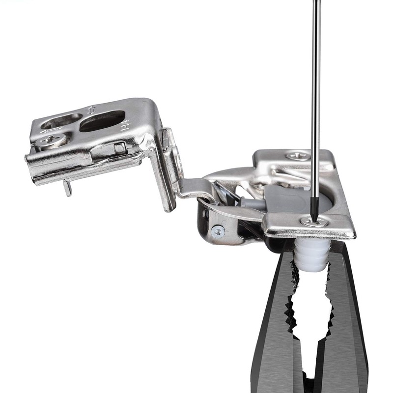 Luokim 4 Pack Soft Closing Cabinet Hinges 1-1/4 inch Overlay