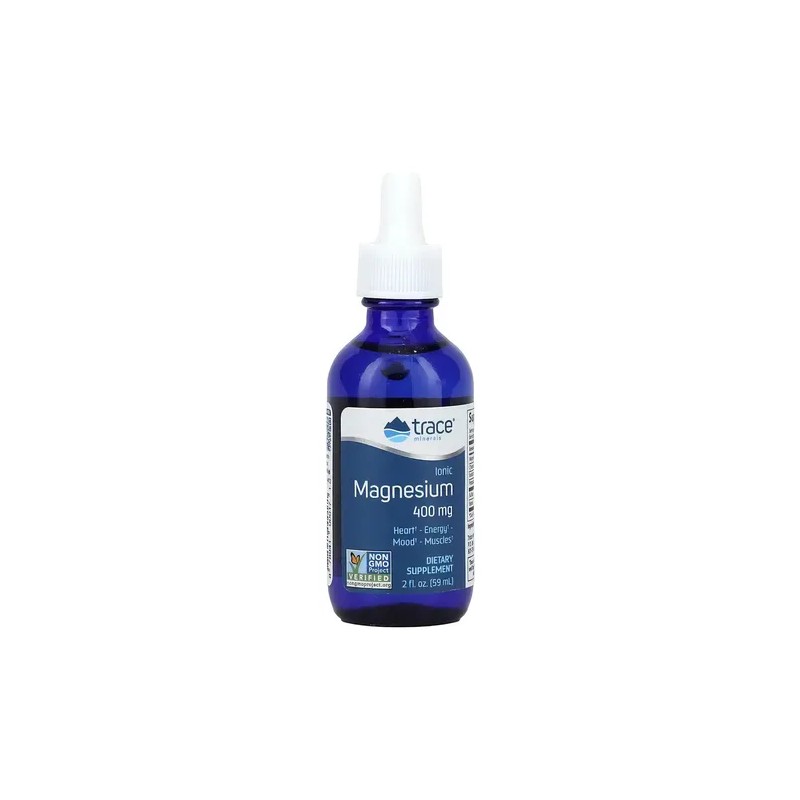Trace Minerals Magnesio Líquido Iónico 400mg Sabor 59ml Vegano