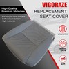 Vigoraze Driver Side Bottom Cloth Replacement Seat Cover Gray Compatible